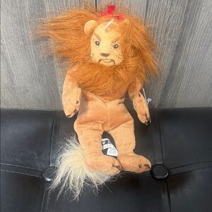 New Warner Bros 1998 Cowardly Lion From The Wizard Of Oz Plush Stuffed Doll